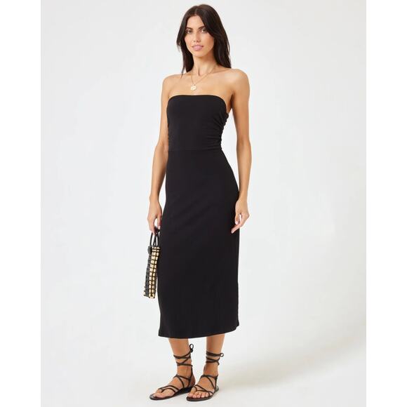 L*Space NWT Manaia Dress in Black Size S M‎ & L MSRP $125 - Picture 1 of 7